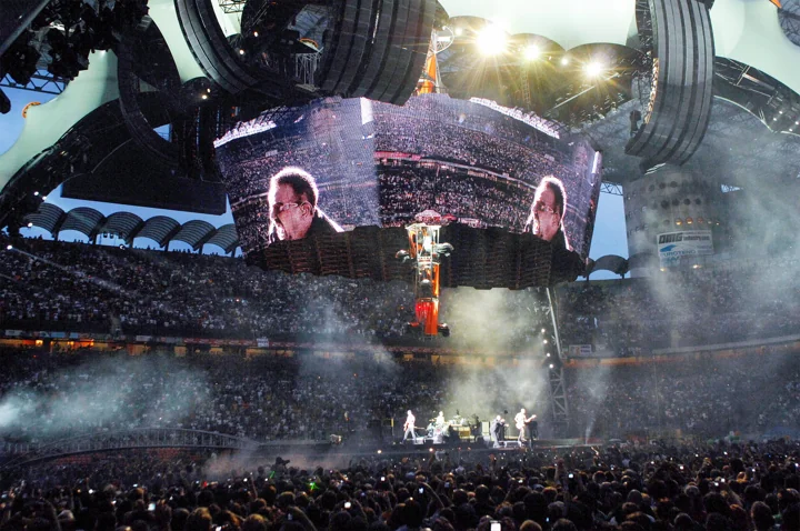 San Siro, 07 luglio 2009, concerto degli U2. © Massimo Barbaglia